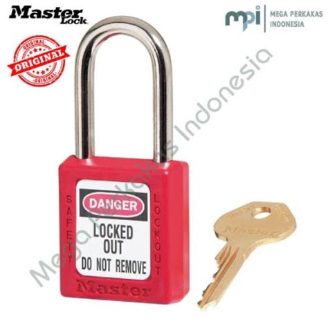 loto gembok|loto / safety padlock master lock gembok 410red / 410 red.